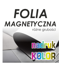 Folia magnetyczna z nadrukiem 1440 dpi – magnesy reklamowe na wymiar | Cięcie po obrysie