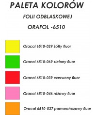 FOLIA FLUORESCENCYJNA ORAFOL 6510 + cięcie ploterem - Cięcie folii / OPOS