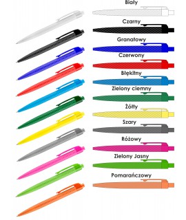 Długopis plastikowy z nadrukiem KEDU - Długopisy Plastikowe