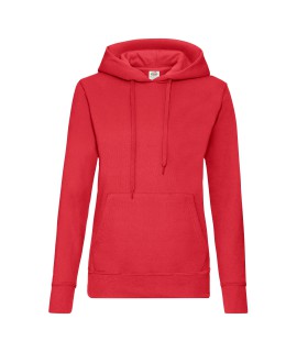Koszulka biała z nadrukiem 10x10 DTG PREMIUM Bluza z kapturem "Kangurka" damska kolorowa 280g z nadrukiem DTG - 620380 - Fruit of the loom - Bluzy damskie z nadrukiem