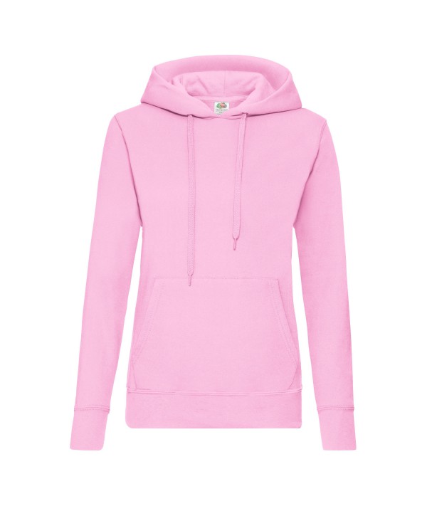 Koszulka biała z nadrukiem 10x10 DTG PREMIUM Bluza z kapturem "Kangurka" damska kolorowa 280g z nadrukiem DTG - 620380 - Fruit of the loom - Bluzy damskie z nadrukiem