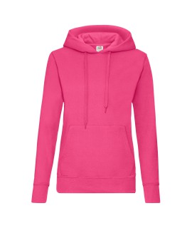 Koszulka biała z nadrukiem 10x10 DTG PREMIUM Bluza z kapturem "Kangurka" damska kolorowa 280g z nadrukiem DTG - 620380 - Fruit of the loom - Bluzy damskie z nadrukiem