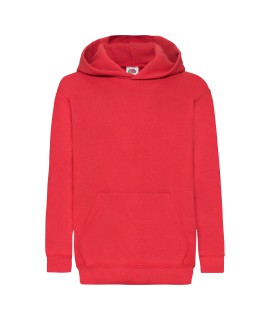 Koszulka biała z nadrukiem 10x10 DTG PREMIUM Bluza z kapturem "Kangurka" dziecięca kolorowa 280g z nadrukiem DTG - 620430 - Fruit of the loom - Z kapturem