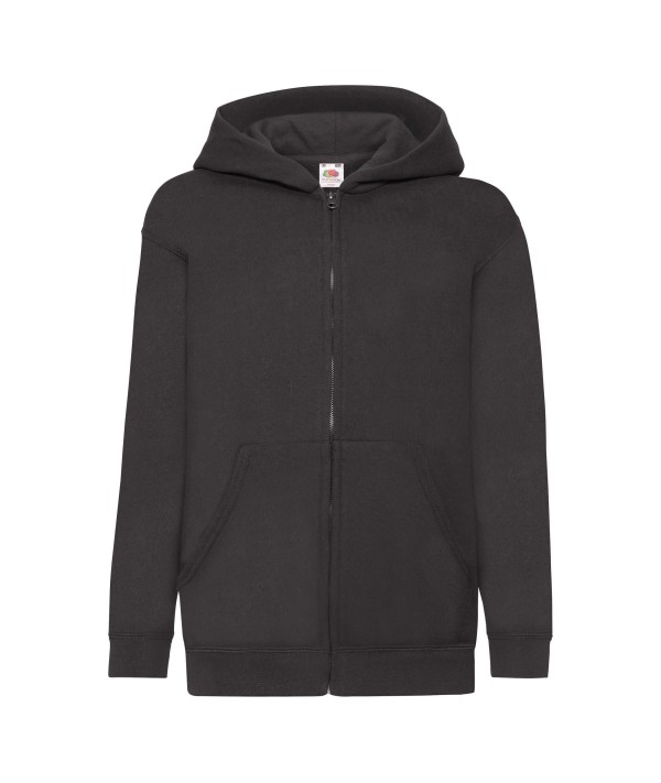 Koszulka biała z nadrukiem 10x10 DTG PREMIUM Bluza z kapturem rozpinana dziecięca kolorowa 280g z nadrukiem DTG - 620450 - Fruit of the loom - Rozpinane z kapturem