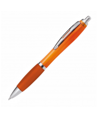Długopis plastikowy z nadrukiem RIO Transparent - Długopisy Plastikowe