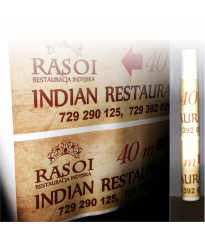 Folia odblaskowa z nadrukiem 1440 dpi – reklama widoczna w nocy | szer. 137 cm