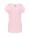 KOSZULKA DAMSKA KOLOROWA TSRLCMFP - COMFORT V-NECK  - z nadrukiem DTG / DTF - JHK