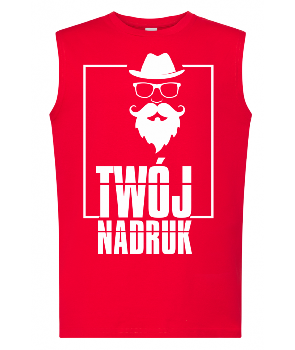 Koszulka Męska Kolorowa Tsua Tnk - Tank Top z Nadrukiem DTG / DTF - JHK - Koszulki męskie z nadrukiem