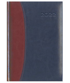 Kalendarz książkowy A5 DZIENNY z nadrukiem logo UV- BOLONIA rok 2022 - A5 DZIENNE