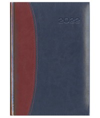 Kalendarz książkowy A5 DZIENNY z nadrukiem logo UV- BOLONIA rok 2022 - A5 DZIENNE