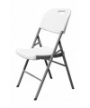 Krzesło składane - białe