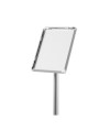 Stojak info/menu Standard srebrny - A4