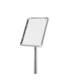 Stojak info/menu Premium srebrny - A3