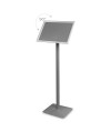 Stojak info/menu Premium srebrny - A3