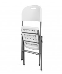 Krzesło składane - białe - Lista wszystkich produktów w dziale MEBLE