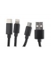 Kabel USB 3 w 1 LUX