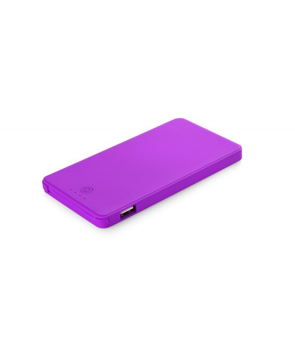 Power bank VIVID 4000 mAh - fioletowy - PAWER BANKI