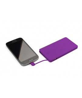 Power bank VIVID 4000 mAh - fioletowy - PAWER BANKI