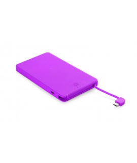 Power bank VIVID 4000 mAh - fioletowy - PAWER BANKI