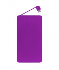 Power bank VIVID 4000 mAh - fioletowy - PAWER BANKI