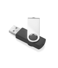 Pamięć USB TWISTER 4 GB z nadrukiem logo - czarny