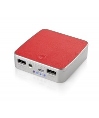 Power bank HIDE 7800 mAh - czerwony - PAWER BANKI