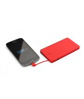 Power bank VIVID 4000 mAh - czerwony - PAWER BANKI