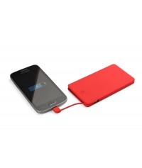 Power bank VIVID 4000 mAh - czerwony - PAWER BANKI