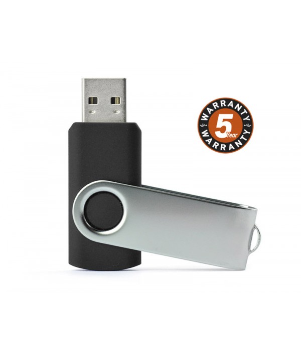 Pamięć USB TWISTER 16 GB - czarny - Gadżety reklamowe