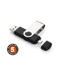 U-disc TWISTER 16 GB - czarny - Gadżety reklamowe