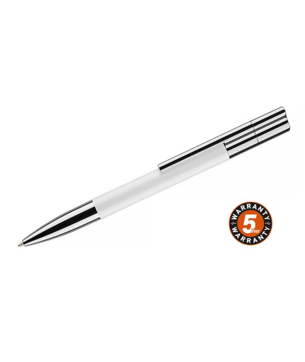 Długopis z pamięcią USB BRAINY 16 GB Długopis z pamięcią USB BRAINY 16 GB - biały - Gadżety reklamowe