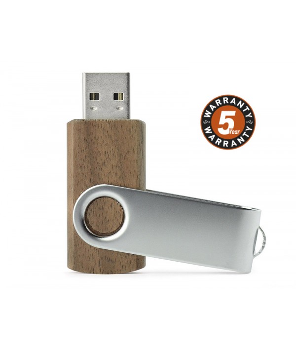 Pamięć USB TWISTER WALNUT 16 GB - Gadżety reklamowe