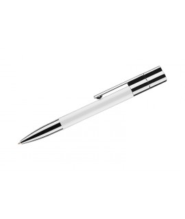 Długopis z pamięcią USB BRAINY 8 GB - biały - Gadżety reklamowe