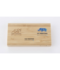 Power bank SILVA 8000 mAh z nadrukiem logo