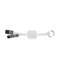 Kabel USB 2 w 1 MOBEE - biały - Gadżety reklamowe