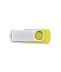 Pamięć USB TWISTER 16 GB- żółty - Gadżety reklamowe