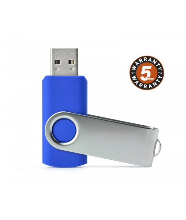 Pamięć USB TWISTER 16 GB - niebieski - Gadżety reklamowe