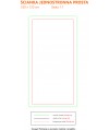 Ścianka reklamowa Prosta 120x230cm jednostronna EXPO