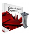 Ścianka reklamowa POP-UP / EXPRESS Exclusive 301x226cm tekstylna