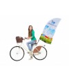 Flaga winder 220x70cm (flaga 160x70cm) z uchwytem do roweru
