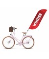 Flaga winder 220x70cm (flaga 160x70cm) z uchwytem do roweru