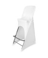 Pokrowiec na krzesło koktajlowe - biały