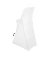 Pokrowiec na krzesło koktajlowe - biały