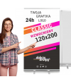 Rollup / Roll-up Classic 120x200 - WZMOCNIONY
