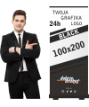 Rollup / Roll-up - Standard Black 100x200