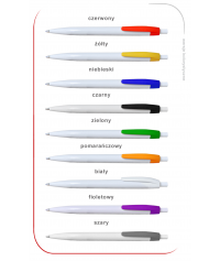 Długopis plastikowy z nadrukiem NETTO - Długopisy Plastikowe