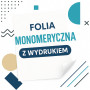 Folia samoprzylepna - MONOMERYCZNA - z nadrukiem – mat / połysk, druk solventowy 1440 dpi | Oklejanie witryn, naklejki, etykiety