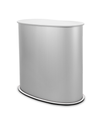 Trybunka PROMOCYJNA - REKLAMOWA z NADRUKIEM GRAFIKI - PROMO 2 NERKA - BIAŁY BLAT