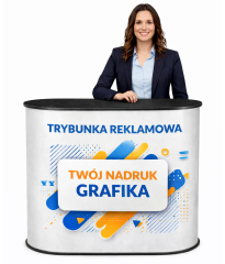 Trybunka Promo 2 z półką - MOCNY BLAT